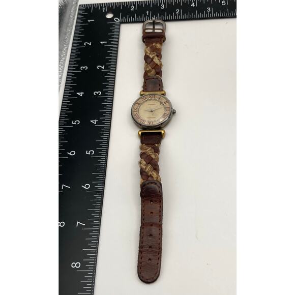 Fossil EC-6839 Rare VTG Watch 30mm - Fresh Battery - Adjustable - Recycled Paper